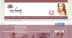Desktop Screenshot of newbeauty.hu