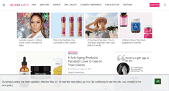 Desktop Screenshot of newbeauty.com